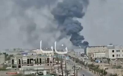  فیلم/ حملات انصارالله یمن به مواضع مزدوران در بندر المخا