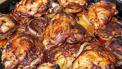 طرز پخت مرغ با شیر + فیلم