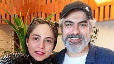 عکس سفر در زمان / «مهدی پاکدل» 19 ساله در کنار «فاطمه معتمدآریا» در پشتصحنه یک تئاتر / تغییرات تیپ و استایل و چهره اش شگفت انگیزه
