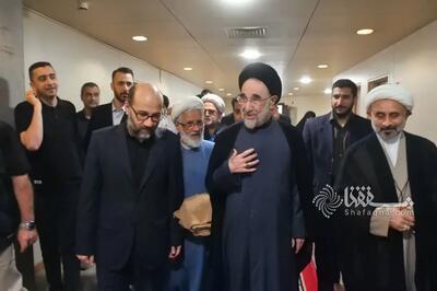  تصاویری جدید از حضور سیدمحمد خاتمی در نشست بنیاد باران