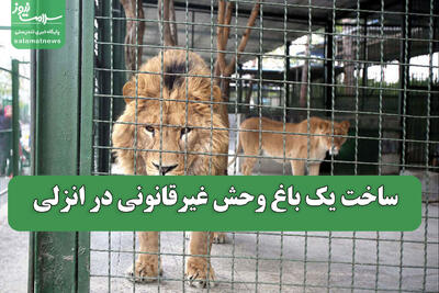 ساخت یک باغ وحش غیرقانونی در انزلی