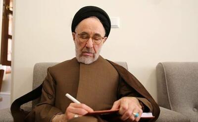  پسام تسلیت سیدمحمد خاتمی به سید حسن خمینی - سلام نو