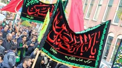 پیادهروی جاماندگان اربعین حسینی در روتردام هلند + فیلم