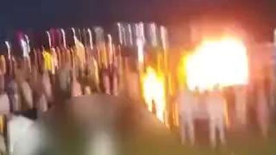 هشدار: صحنههای دلخراش! مردم مثل کبریت در آتش سوختند: ۱۶ نفر در جشنواره مشعل در چین دچار سوختگی شدند