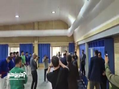  حضور علی نژاد در بازدید از اردوی تیم ملی کوراش