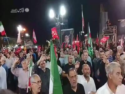 فیلم/ فریاد اقتدار گرگانیها در شب ۱۶۲ مقاومت و همدلی