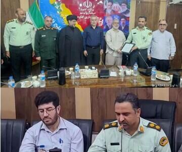  جانشین فرماندهی انتظامی گناوه منصوب شد