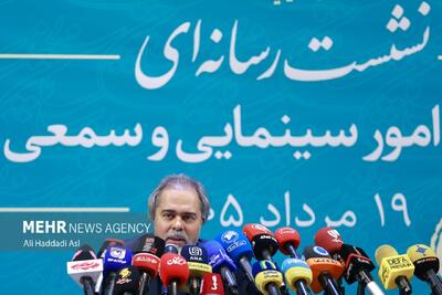  نشست خبری رئیس سازمان سینمایی