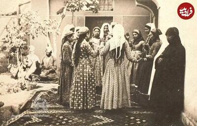 رقص زنان ارمنی در یک عروسی در دوران قاجار (عکس)