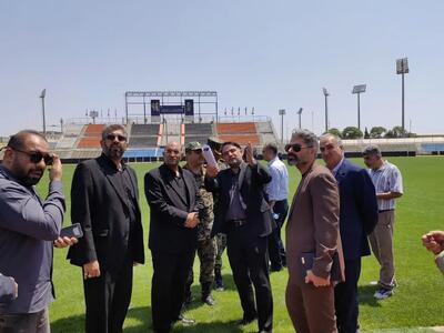 بازدید میدانی معاون امنیتی استانداری تهران از ورزشگاه شهدای شهرقدس