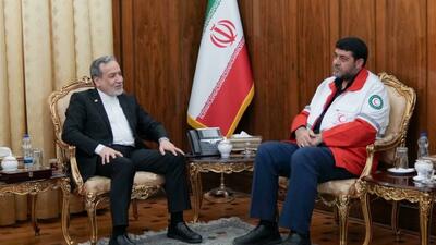  دیدار رئیس جمعیت هلال‌احمر با وزیر امور خارجه