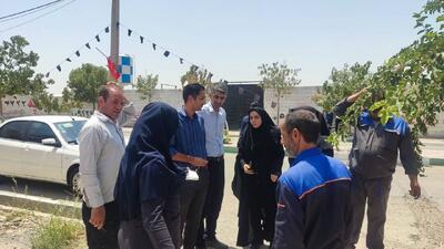  قطع و جمع‌آوری انشعابات غیرمجاز آب در روستای پیغمبر رباط‌کریم