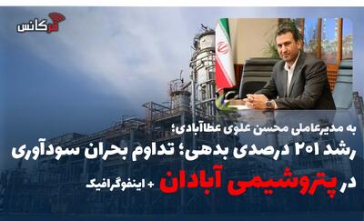  رشد ۲۰۱ درصدی بدهی؛ تداوم بحران سودآوری در پتروشیمی آبادان + اینفوگرافیک