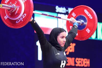 روز تاریخی دختران وزنهبردار ایران؛ ۲ مدال آسیایی با طعم رکوردشکنی