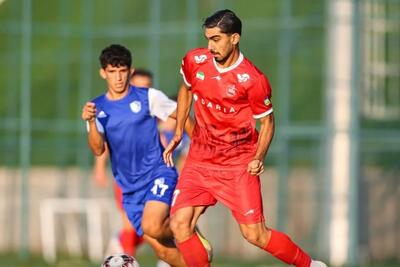  واکنش بازیکن جوان پرسپولیس به زدن ۶ گل در بازی دوستانه