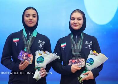 یک نقره و 6 برنز برای دختران وزنه برداری ایران