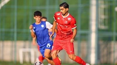  واکنش بازیکن جوان پرسپولیس به زدن ۶ گل در بازی دوستانه