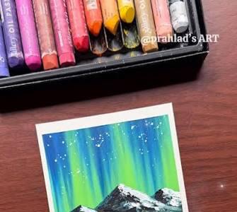 جادوی شفق قطبی روی کاغذ!