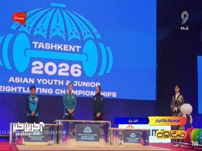 یک مدال نقره و 6برنز برای دختران وزنه بردار در آسیا