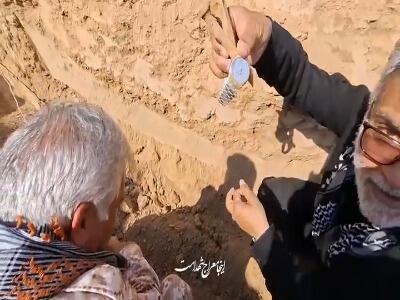  کشف پیکر مطهر یک شهید دفاع مقدس