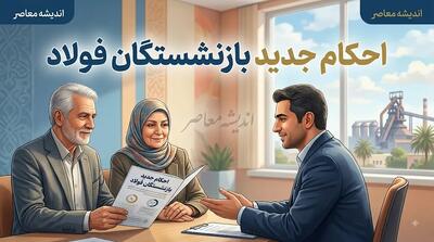  احکام جدید بازنشستگان فولاد ۱۴۰۵