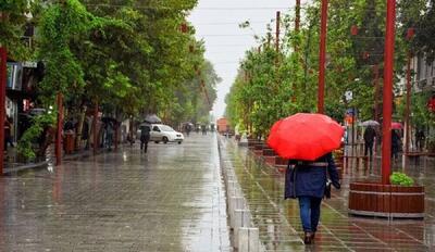 ورق هواشناسی برگشت/ بارشهای رگباری در ۱۰ استان