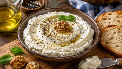 طرز تهیه پنیر بدون شیر؛ پنیر خانگی خامه ای و خوشمزه با چند ماده ساده!
