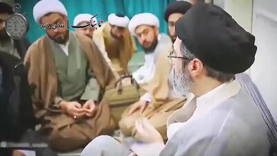  تصاویر کمتر دیده‌شده از رهبر انقلاب در جمع روحانیون+ ویدیو