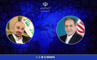  تماس تلفنی وزیر امور خارجه با رئیس اتحادیه میهنی کردستان عراق