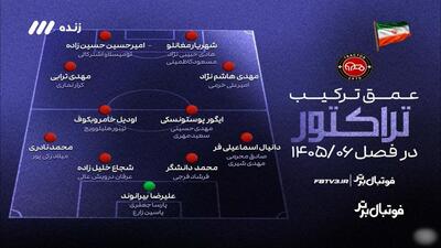 عمق اسکواد تراکتور در فصل 1405/06