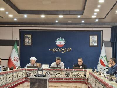 رئیس شورای شهر زنجان: اجرای طرحهای زیرساختی در دستور کار است