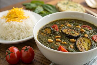  آموزش آشپزی / طرز تهیه قورمه سبزی رشتی با دستور اصیل شمالی