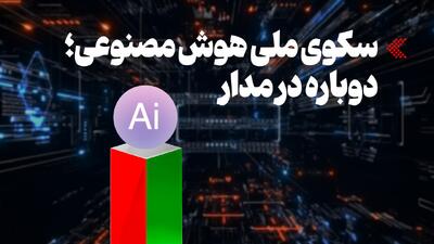 موشنگرافیک/ سکوی ملی هوش مصنوعی؛ دوباره در مدار