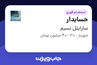 استخدام حسابدار در سارایئل نسیم