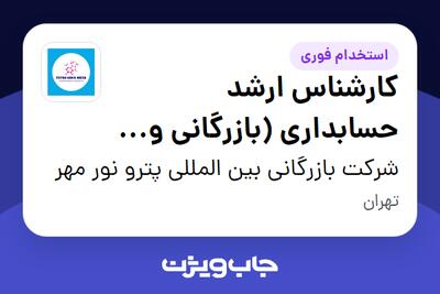 استخدام کارشناس ارشد حسابداری (بازرگانی و ارزی) در شرکت بازرگانی بین المللی پترو نور مهر