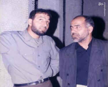 تصویر دیده نشده از سرلشکر عبداللهی در کنار پدر موشکی ایران