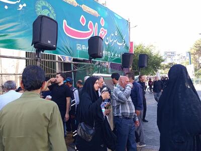  موکب های خدمت رسان شهرستان خواف به زائران رضوی در مشهد