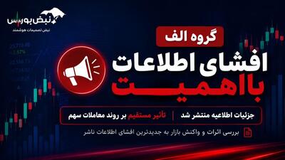  توقف نماد شفن به علت افشای اطلاعات گروه الف
