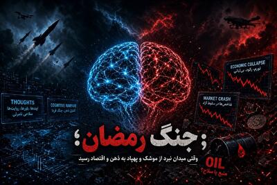  جنگ رمضان؛ وقتی میدان نبرد از موشک و پهپاد به ذهن و اقتصاد رسید