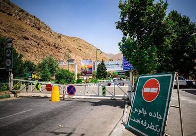 جاده چالوس از ۹ صبح امروز یکطرفه میشود