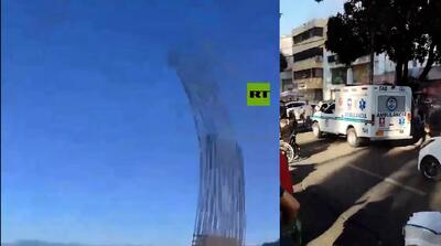  دو ویدیو از زمین لرزه ترسناک کلمبیا