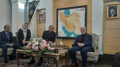 وزیر کشور پاکستان با استقبال مومنی وارد تهران شد