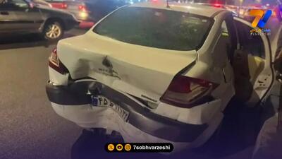  سانحه رانندگی برای دو ستاره استقلال! +عکس