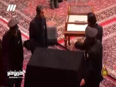  لحظات زیبای حضور انگشتر نائب صاحب‌الزمان در برنامه “حسینیه معلی”