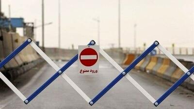 جاده چالوس در مسیر شمال به جنوب تا اطلاع ثانوی مسدود شد