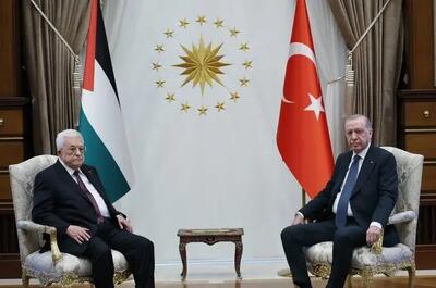 دیدار و گفتوگوی اردوغان و محمود عباس در آنکارا