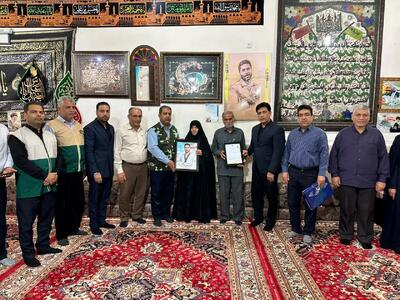 تجلیل رئیس فدراسیون تکواندو از نخستین شهید مدافع حرم بوشهر