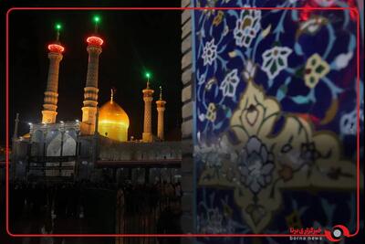 حال‌وهوای حرم رضوی در شب شهادت حضرت ثامن‌الحجج(ع)
