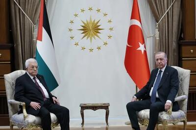 دیدار و گفتوگوی اردوغان و محمود عباس در آنکارا