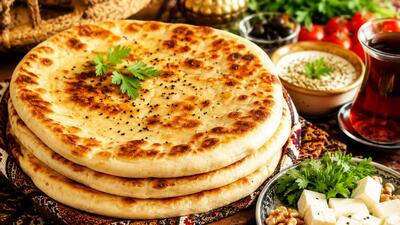  نان تابه ای ساده و نرم؛ نانی فوری و خوشمزه برای صبحانه و شام بدون فر